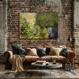 Nature's Palette A Floral and Forest Symphony Poster