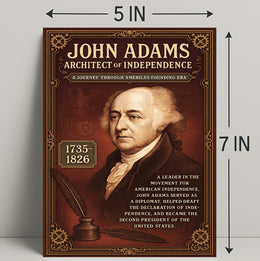 John Adams 2nd President Poster PosterGoat