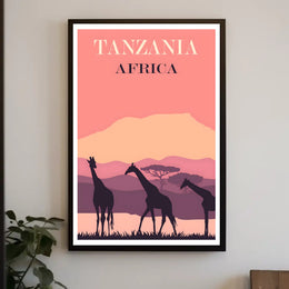Tanzania Safari Adventure Poster