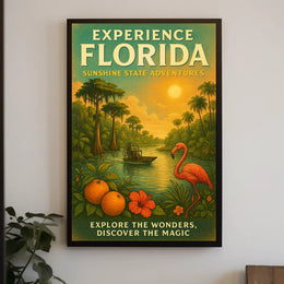 Experience Florida Sunshine State Adventures Poster