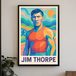 Jim Thorpe Athletic Legend Poster