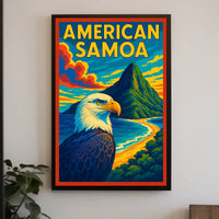 American Samoa Scenic Poster