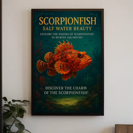 Scorpionfish Salt Water Beauty Poster