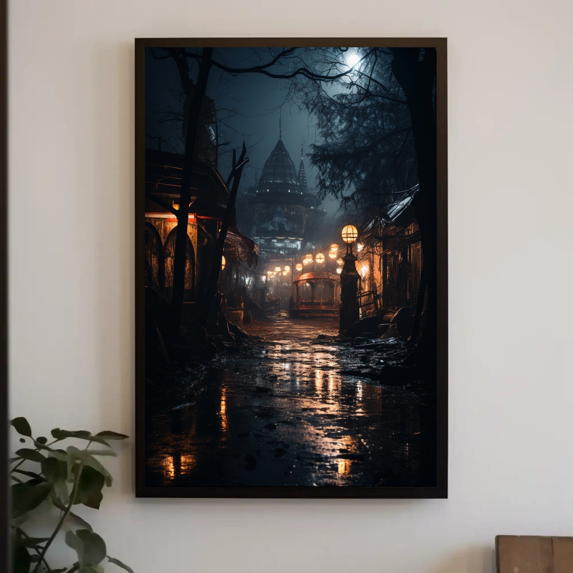 Enchanted Nightscape Poster