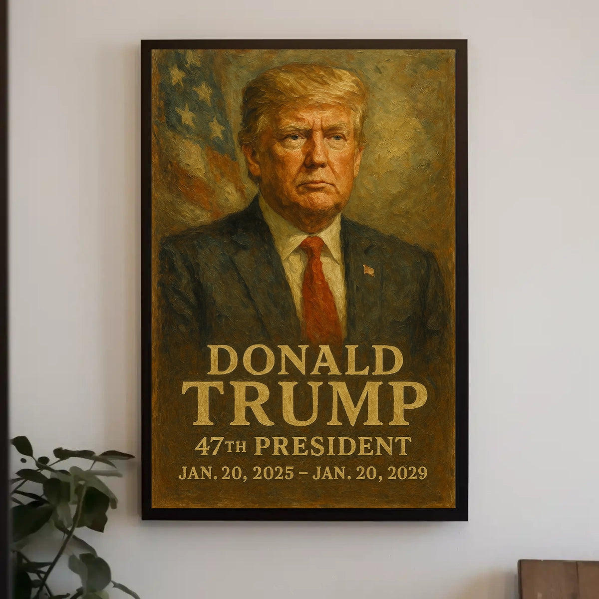 Presidential Resolve Trump Patriotic Cinematic Poster