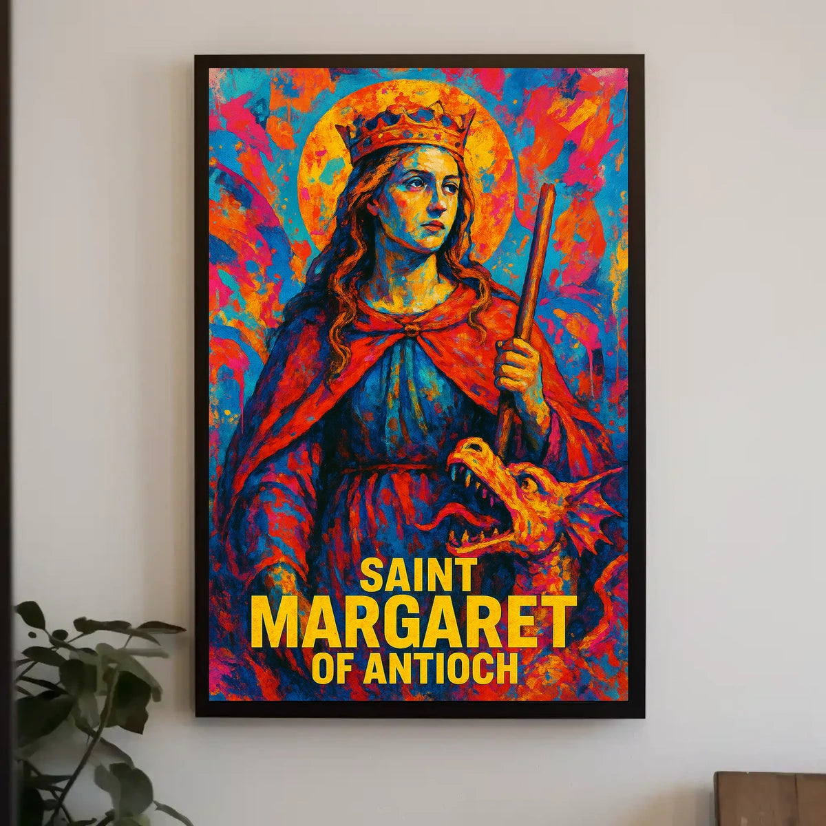 Saint Margaret of Antioch Poster