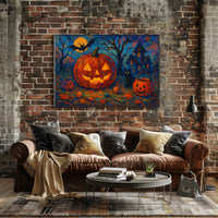 Halloween Night Fantasy Gothic Poster
