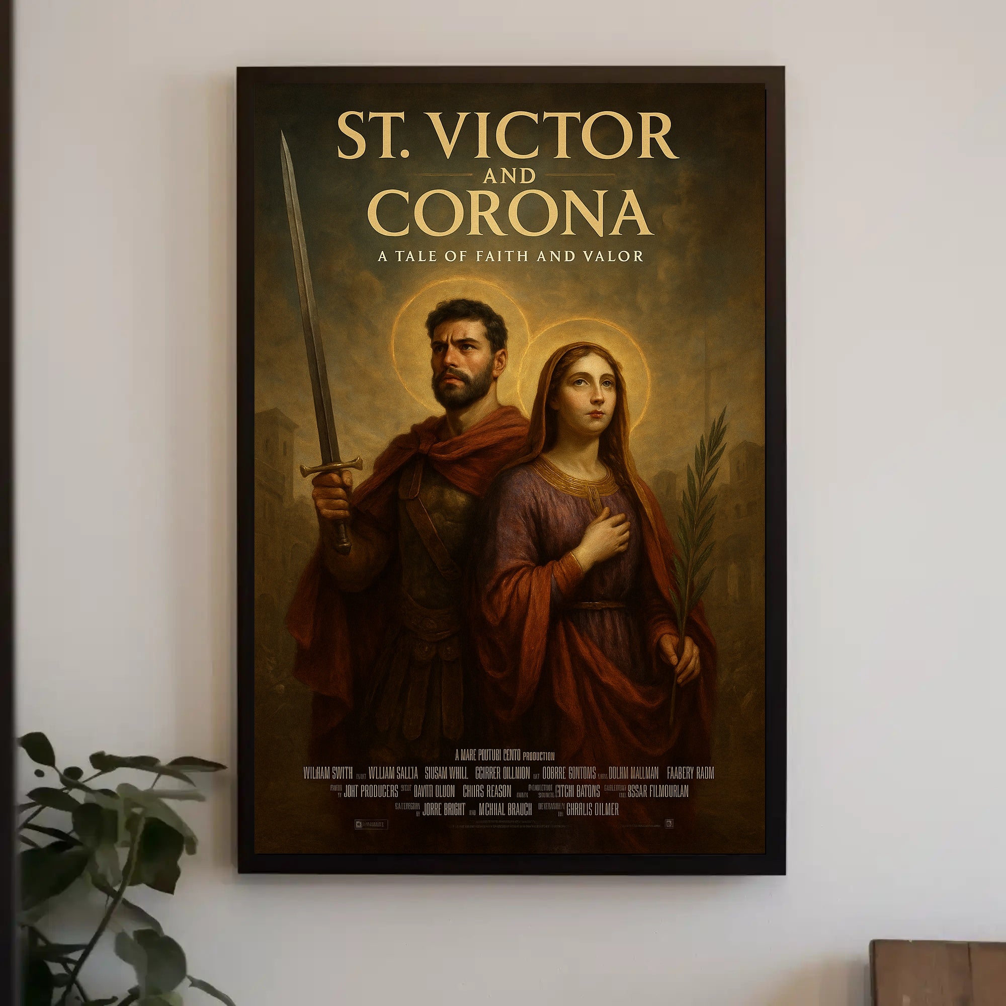 St. Victor And Corona A Tale Of Faith Poster