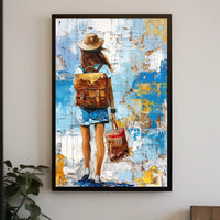 Vintage Parisian Architecture Art Poster