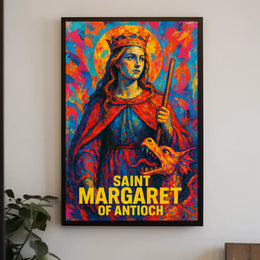 Saint Margaret Of Antioch Poster