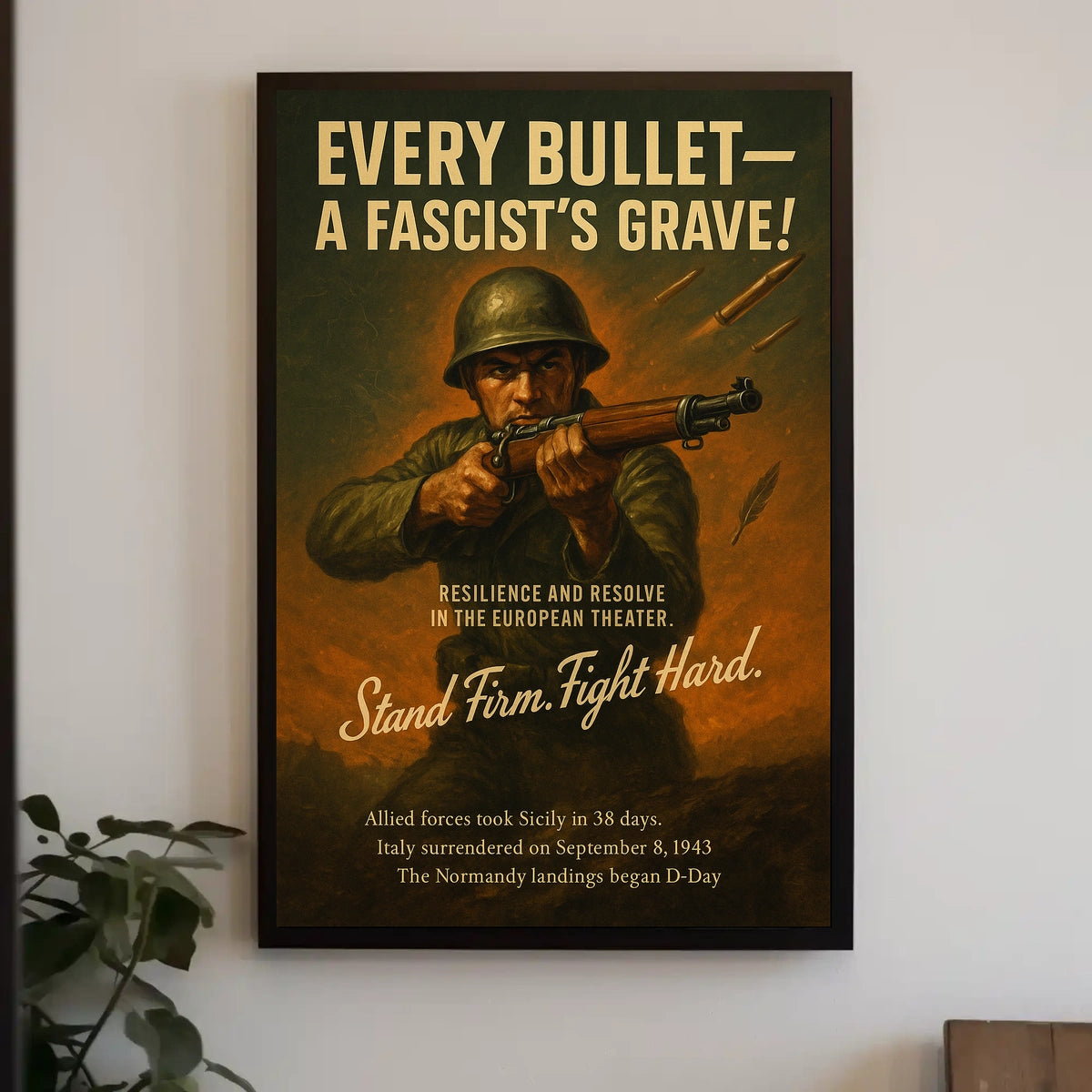 Every BulletA FascistS Grave Poster