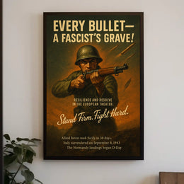 Every BulletA FascistS Grave Poster