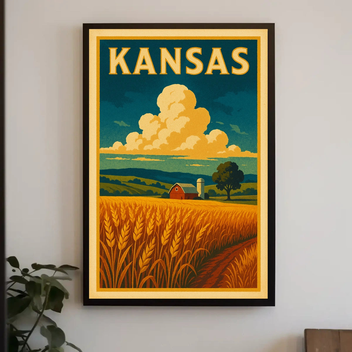 Kansas Countryside Poster