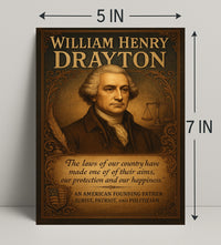 William Henry Drayton American Founding Father Poster PosterGoat