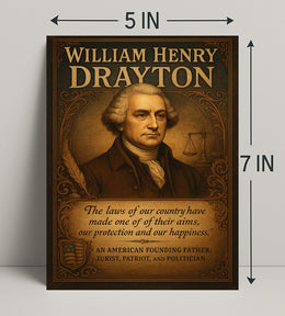 William Henry Drayton American Founding Father Poster PosterGoat