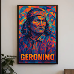 Geronimo Vibrant Tribute Poster