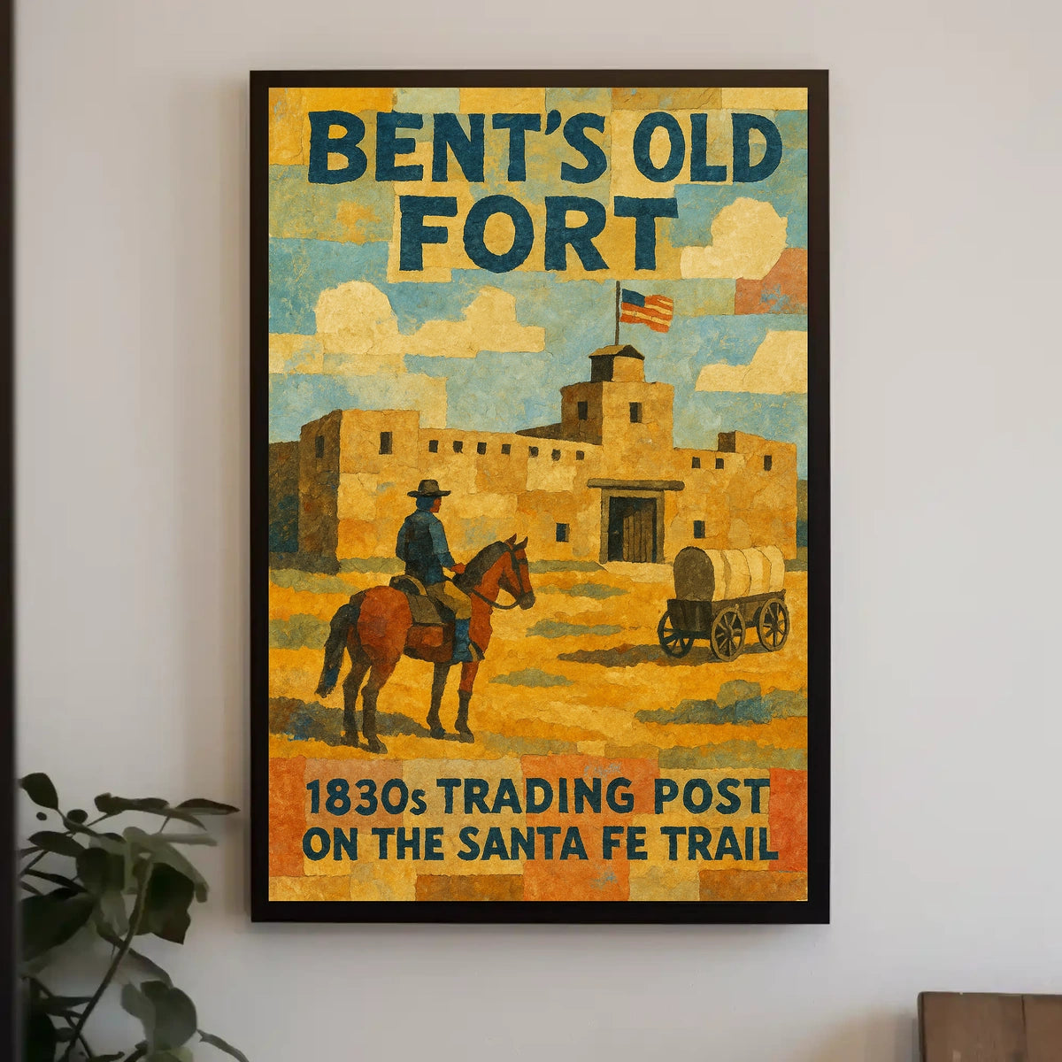 BentS Old Fort 1830S Trading Post Poster
