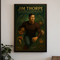 Jim Thorpe Legendary Athlete Jim Thorpe Poster