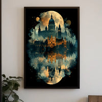 Reflections Of Timeless Architecture Poster