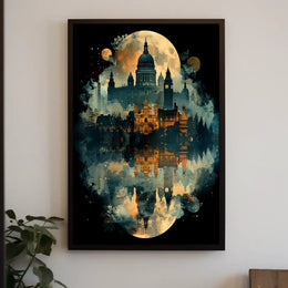 Reflections Of Timeless Architecture Poster