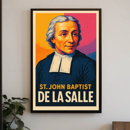 St. John Baptist de La Salle Poster