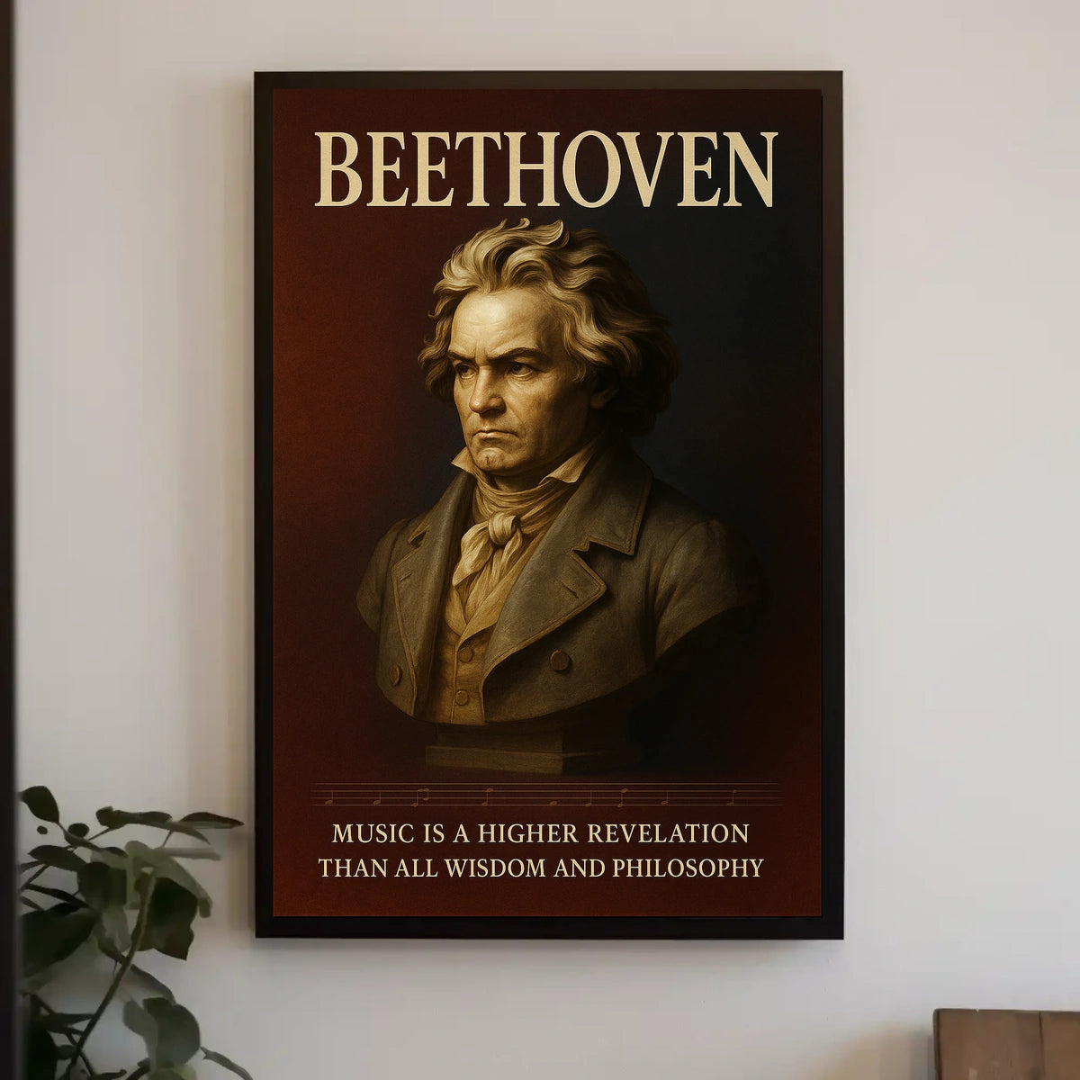 Beethoven MusicS Higher Revelation Poster