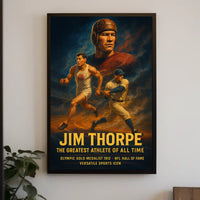 Jim Thorpe The Greatest Athlete of All Time Jim Thorpe Poster