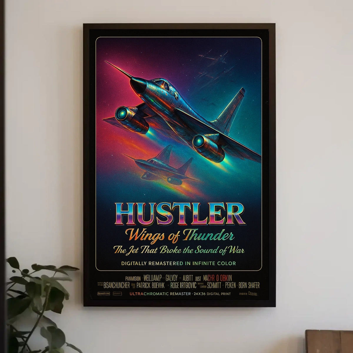 Hustler Wings Of Thunder Poster
