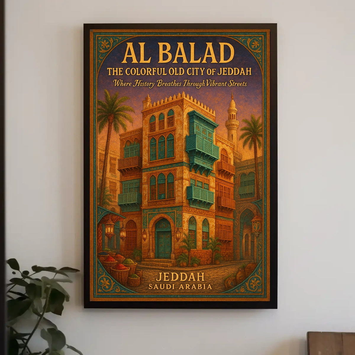 Al Balad The Colorful Old City Of Poster