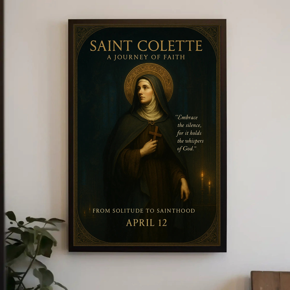 Saint Colette A Journey of Faith Poster