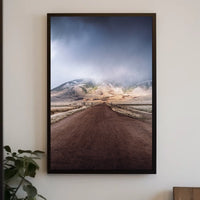 Misty Mountain Road Poster