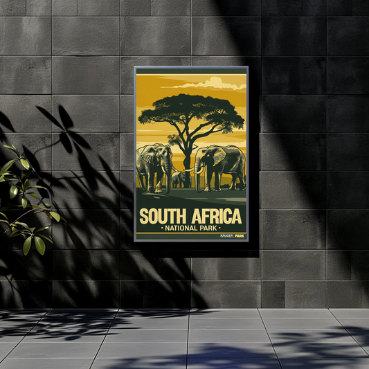South Africa National Park Poster