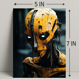 The Futuristic Sentinel Poster PosterGoat