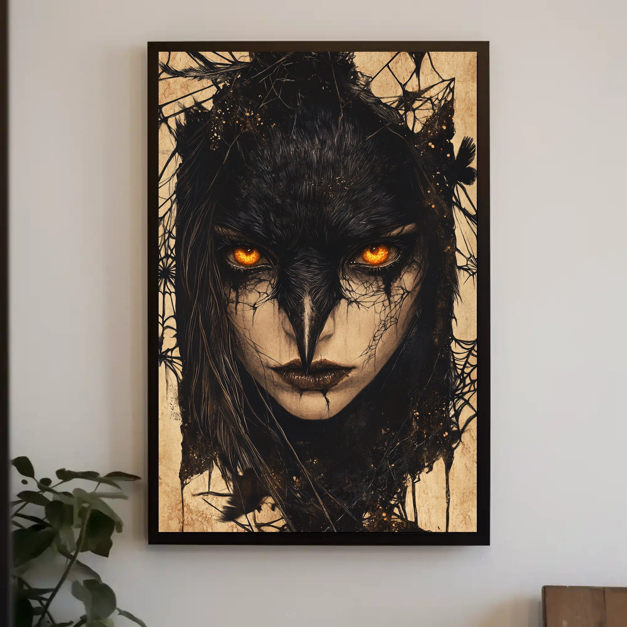 The Enigmatic Raven Poster