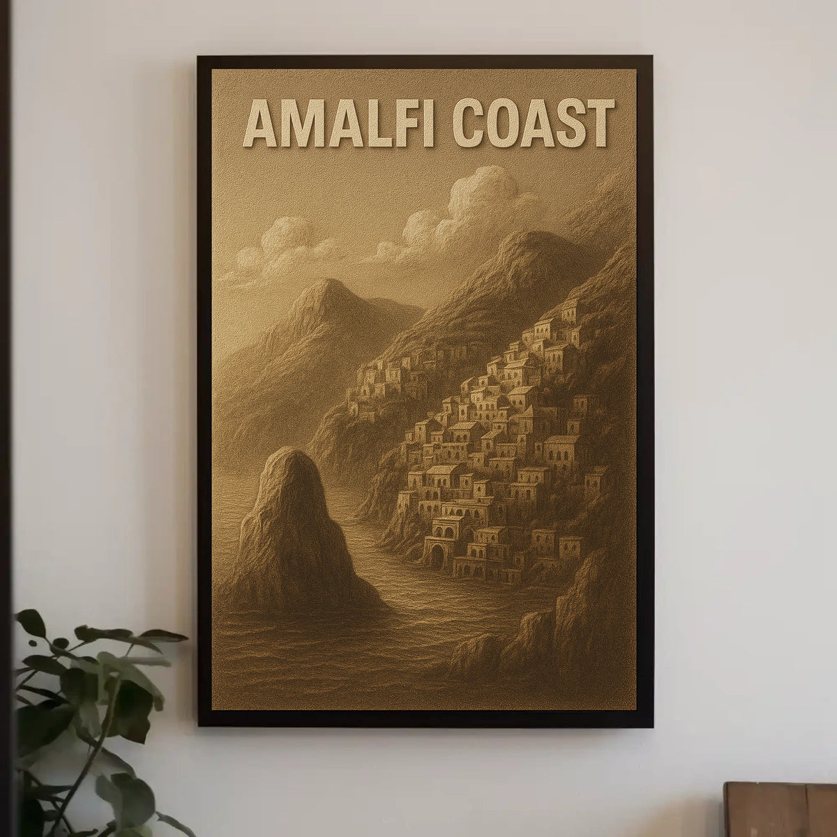 Amalfi Coast Poster Wall Art Travel Print 18x24 Edition