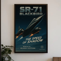 SR-71 Blackbird The Speed of Shadow Poster