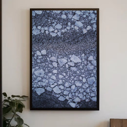 Ice Floes Serenity Abstract or Artistic Poster