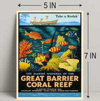 Marine Wonders of the Great Barrier Reef Poster PosterGoat