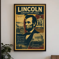 Abraham Lincoln Through the Ages Poster PosterGoat