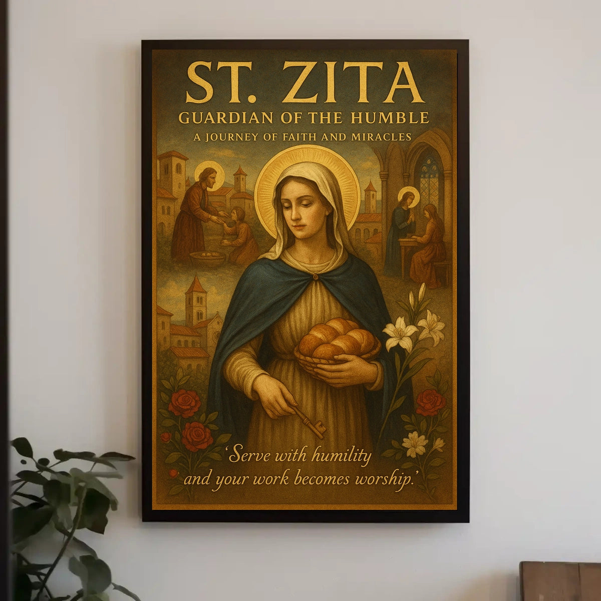 St. Zita Guardian of the Humble Poster