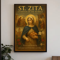 St. Zita Guardian of the Humble Poster