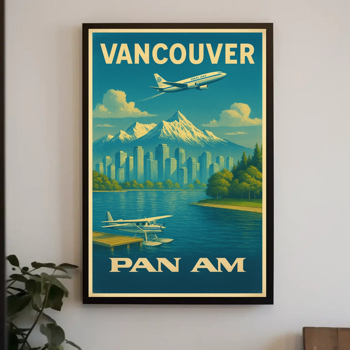 Vancouver Pan Am Travel Poster
