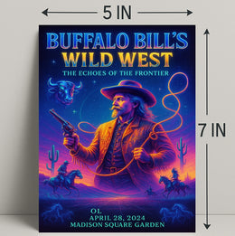 Buffalo Bill's Wild West Show Poster Art Print PosterGoat