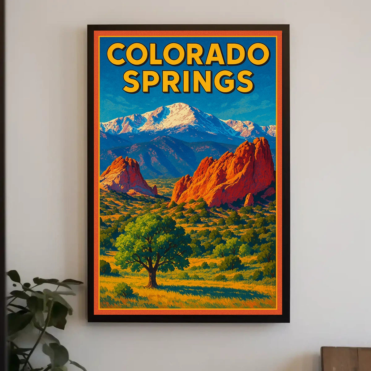 Colorado Springs Scenic Poster