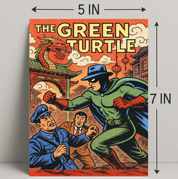 The Green Turtle Poster PosterGoat