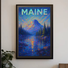 Majestic Maine Landscape Poster