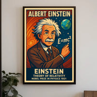 Albert Einstein Theory Of Relativity Poster