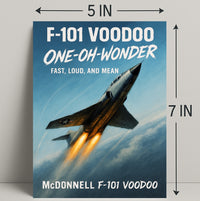 F-101 Voodoo One-Oh-Wonder Poster PosterGoat