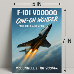 F-101 Voodoo One-Oh-Wonder Poster PosterGoat