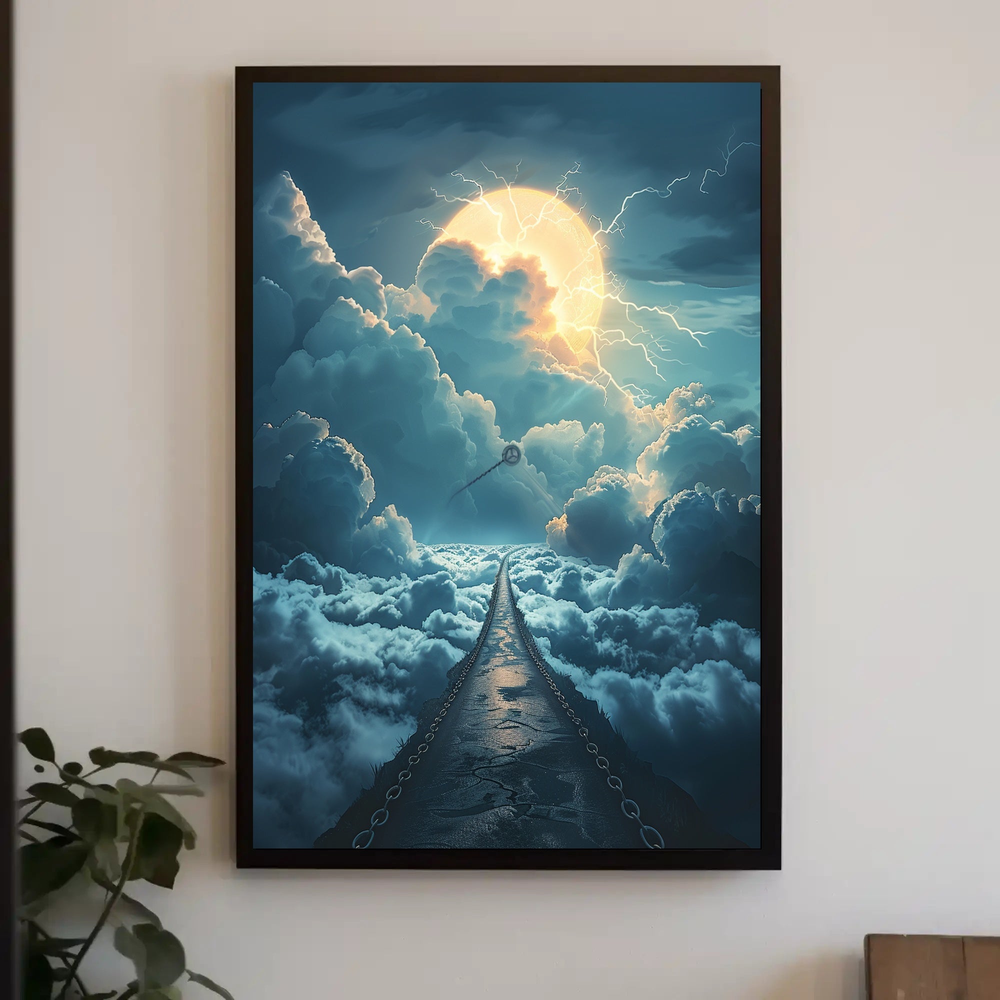 Surreal Road to the Sky Fantasy or Mythology Poster PosterGoat